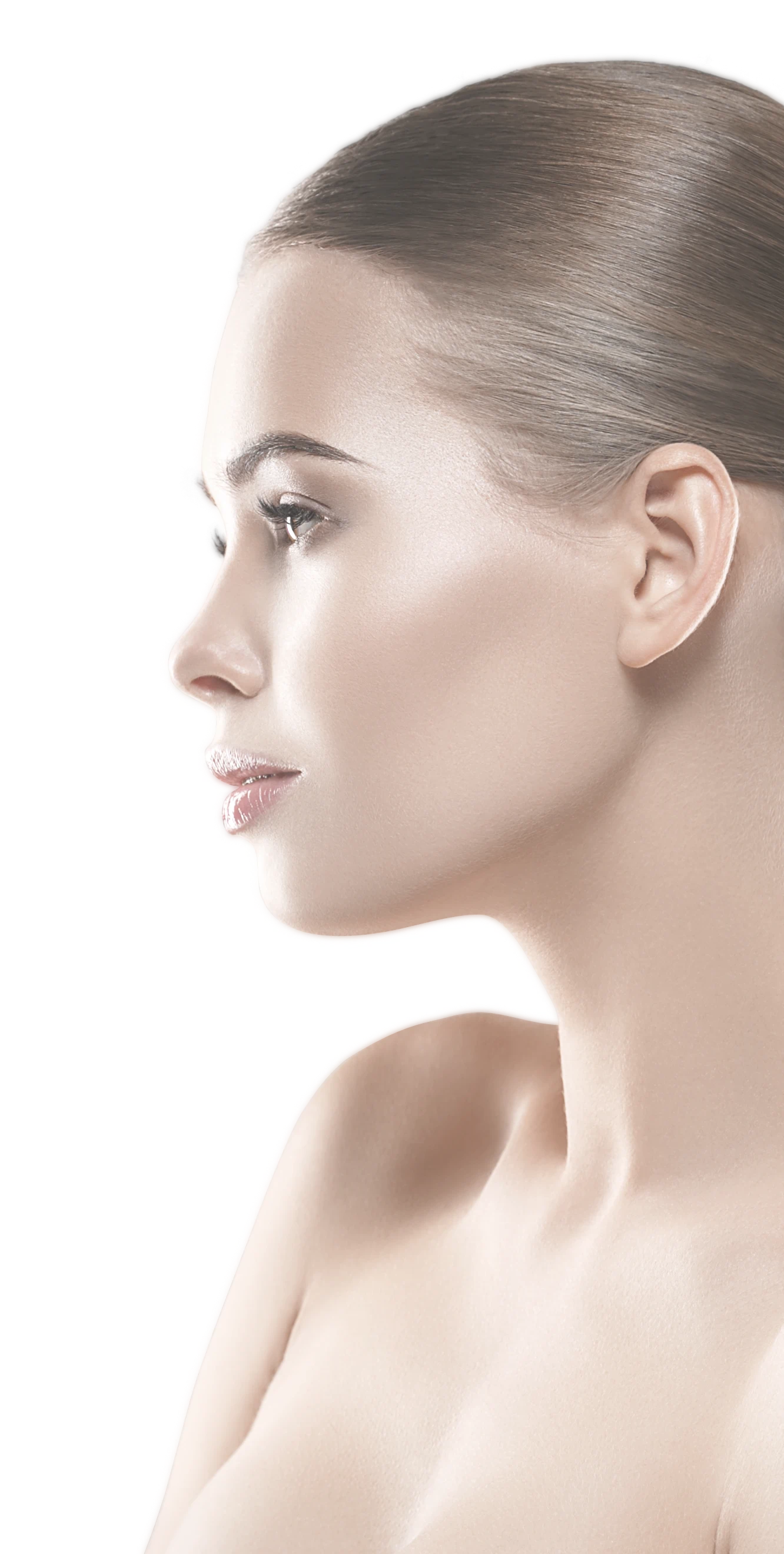 Visage de femme de profil
